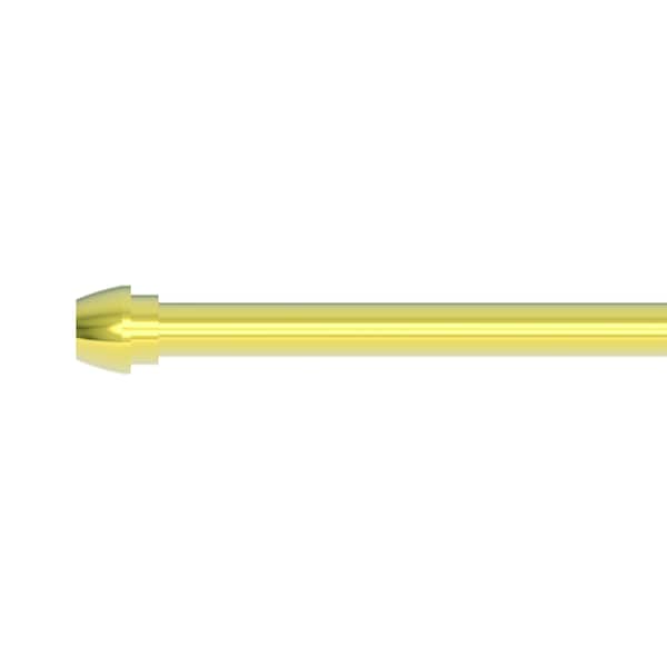 Newport Brass 3/8" X 20" Rigid Supply Tube, Bull Nose in Forever Brass (Pvd) 432-01 - main